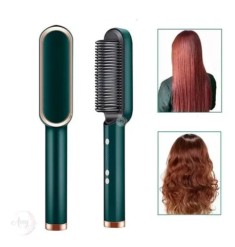 SmoothGlow™ | Cepillo Alisador de Pelo Profesional