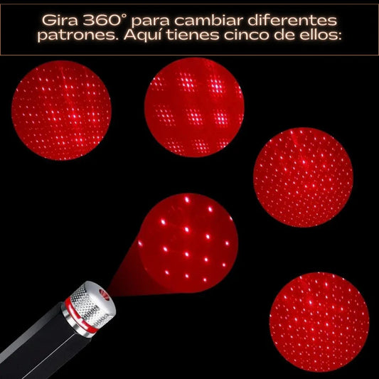 Proyector Luz Led Estrellas USB